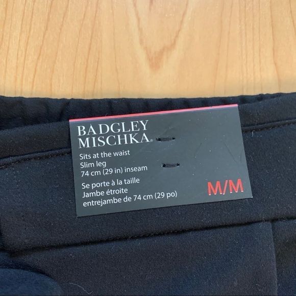 New Black Badgley Mischka Pants - Picture 4 of 7